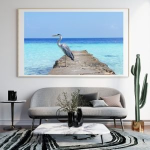 Blue Heron By The Sea
