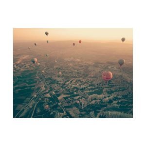 Hot Air Balloons At Sunrise