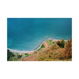 Panaromic Beach Fields wall canvas