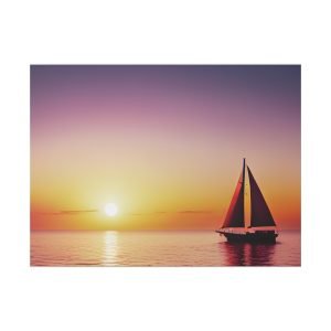 Sailing At Sunset