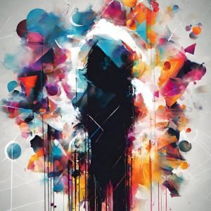Abstract Shadow Painting