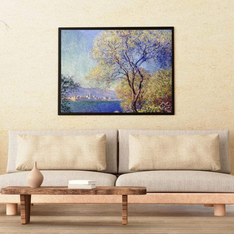 Antibes in the Morning Claude Monet Canvas Print