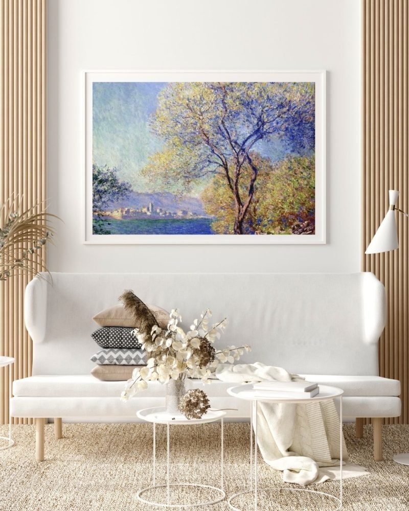Antibes in the Morning Claude Monet Poster Print