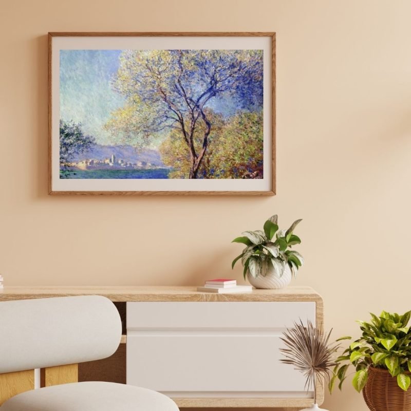 Antibes in the Morning Claude Monet Wall Art Print