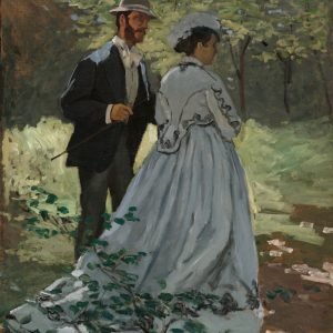 Bazille and Camille Claude Monet
