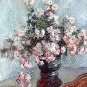 Chrysanthemums By Claude Monet