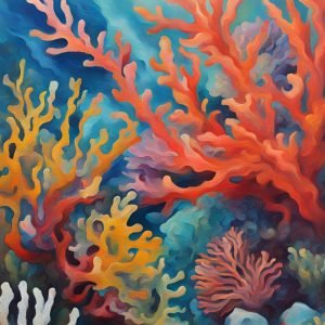Coral Reef Abstract Art