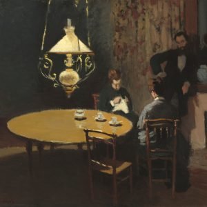 Interior after Dinner by Claude Monet