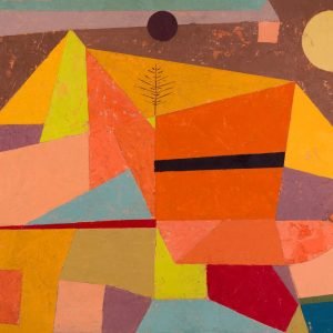 Joyful Mountain Landscape Paul Klee