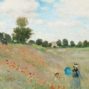 Monet Poppy Field Print