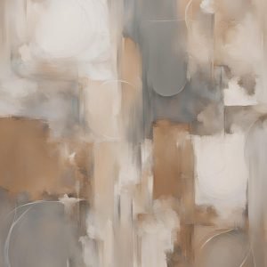 Neutral Colors Abstract Painting