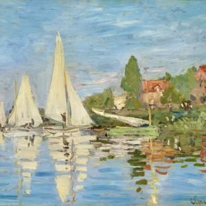 Regattas at Argenteuil Claude Monet