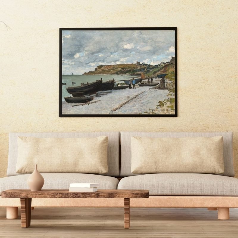 Sainte Adresse Claude Monet Canvas Print