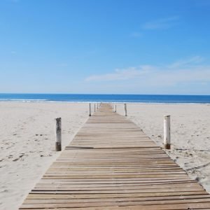 Seaside Beach Boardwalk Art