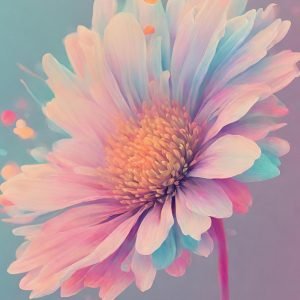 Single Daisy Shades of Pink