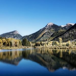Alpine Lake and Mountains Colorado