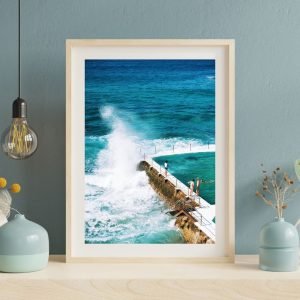 Bondi icebergs Pool Wall Art Print