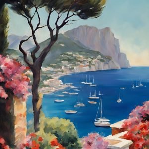 Capri Travel Poster Painting
