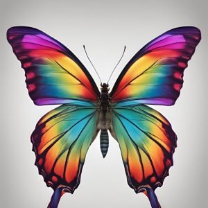 Colourful Butterfly Art Painting