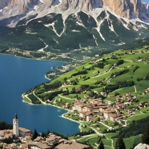 Cortina d Ampezzo Painting