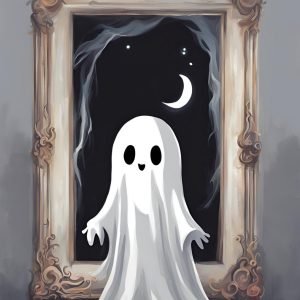 Cute Ghost Painting