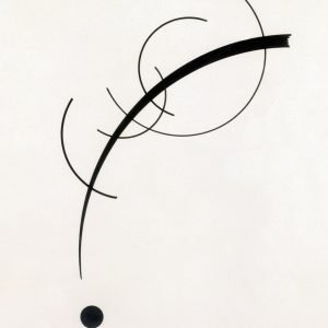 Free Curve to the Point Accompanying Sound of Geometric Curves by Wassily Kandinsky