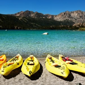 June Lake and Yellow Canoes
