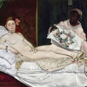 Olympia Painting Print Edouard Manet