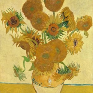 Original Sunflowers Painting Framed Print Vincent van Gogh