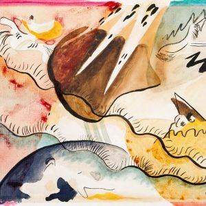 Rain Landscape by Wassily Kandinsky