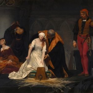 The Execution of Lady Jane Grey Painting Paul Delaroche