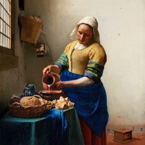 The Milkmaid by Johannes Vermeer