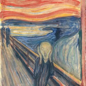 The Scream Original Painting Framed Print Edvard Munch