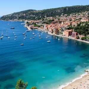 Villefranche sur Mer Coastal View