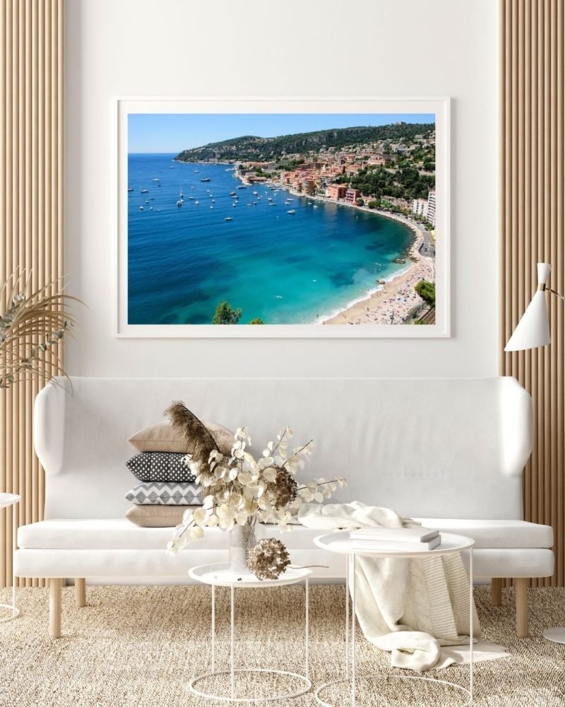Villefranche sur Mer Coastal View Poster