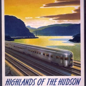 Vintage Highlands of the Hudson New York Central System Travel Poster Leslie Ragan