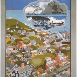 Vintage Nantucket Travel Poster New York Railroad