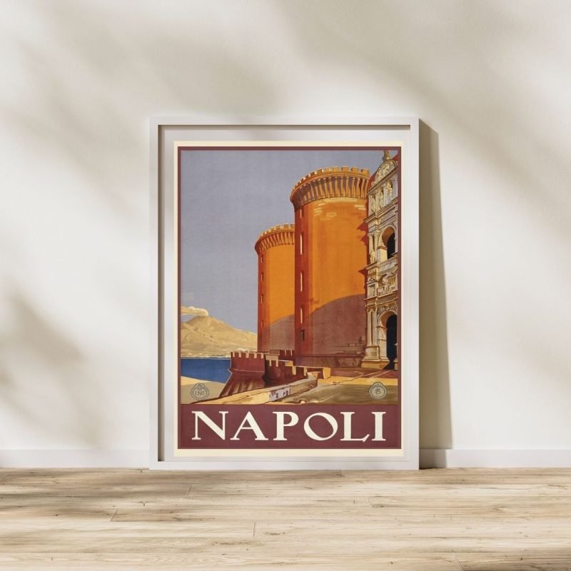 Vintage Naples (Napoli) Travel Poster Wall Decor
