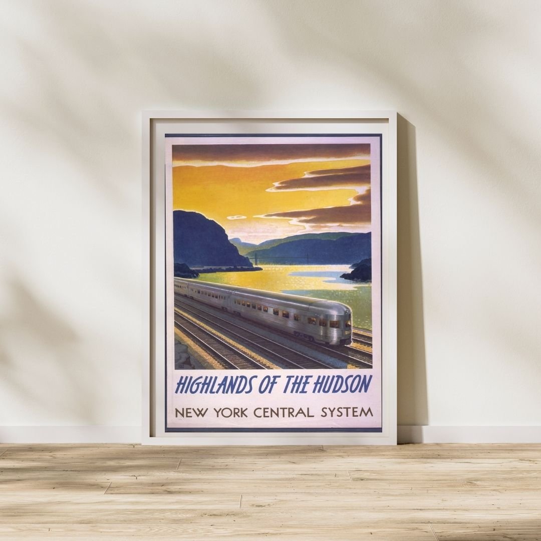 Vintage New York Travel Poster Leslie Ragan Wall Decor