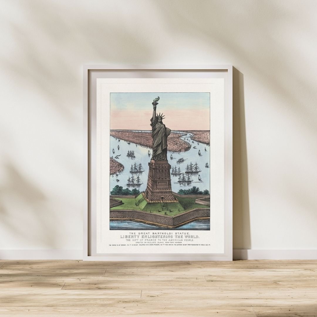 Vintage Statue of Liberty New York Poster - Image 2