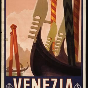 Vintage Venice (Venezia) Travel Poster