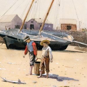 A Basket of Clams by Winslow Homer