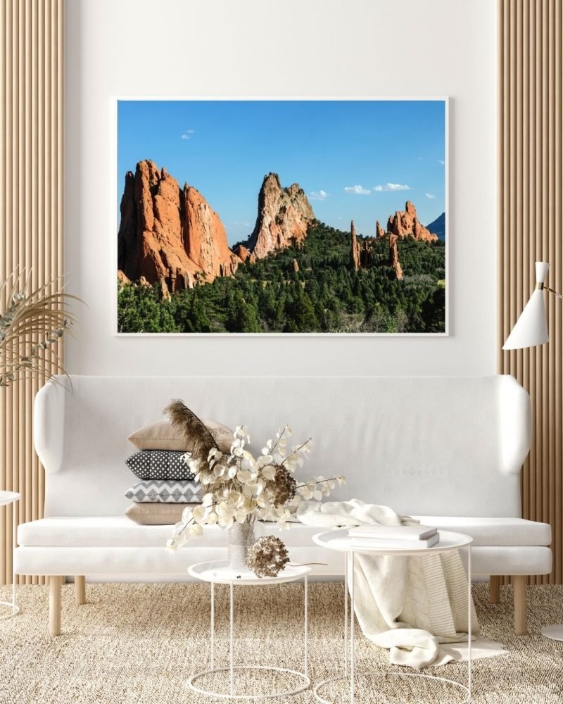 Garden of the Gods City of Colorado Springs Poster Art