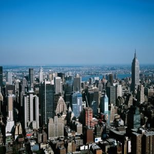 Manhattan New York Poster View of Skyline