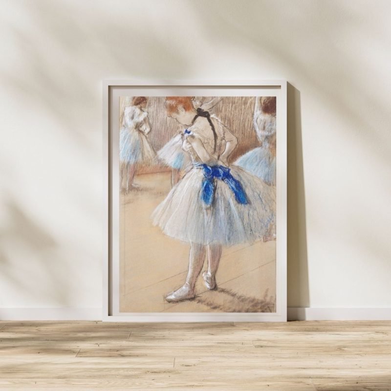 The dancer by Edgar Degas Ballerina Painting Print - Image 2