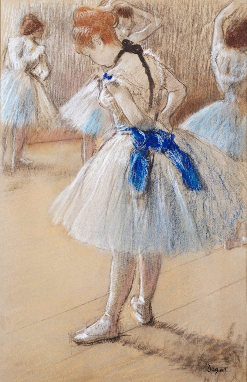 The dancer by Edgar Degas Ballerina Painting Print
