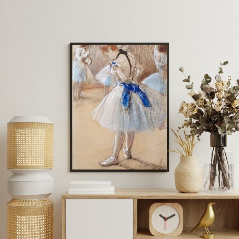 The dancer by Edgar Degas Ballerina Painting Print Canvas