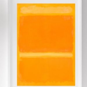 Abstract Yellow Orange Mark Rothko poster