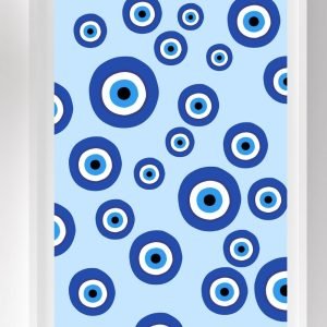 Blue Evil Eye Poster