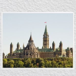 Canada Ottawa Parliament Building Clock Tower Poster